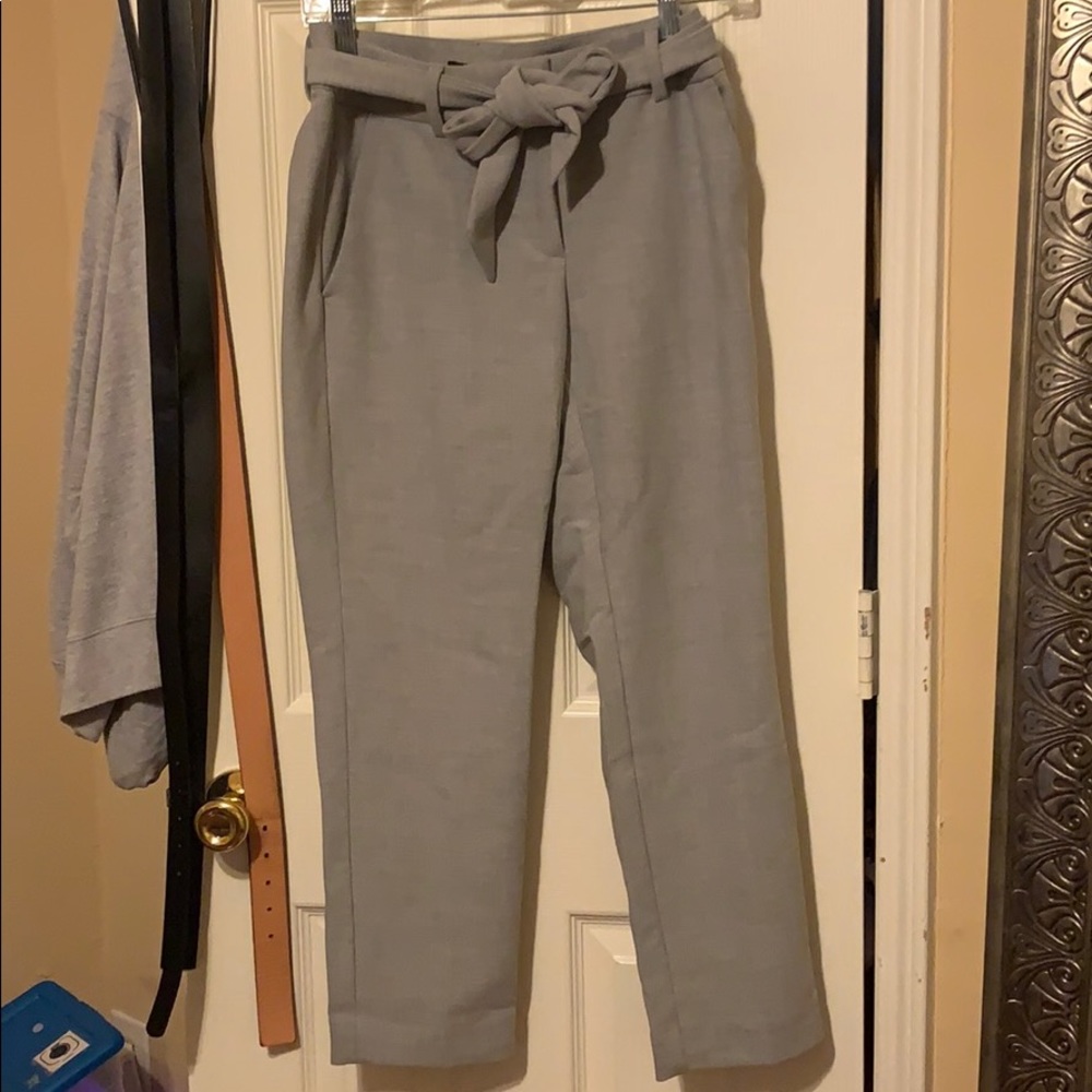 Loft petite pants with tie